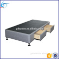 New Style Modern Fabric Bed Base With Drawers